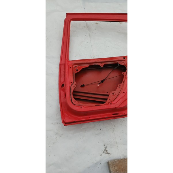Porta Traseira Direita Vw Golf Sapao 1999 Traseira Direita Vermelho