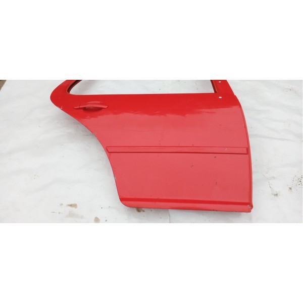 Porta Traseira Direita Vw Golf Sapao 1999 Traseira Direita Vermelho