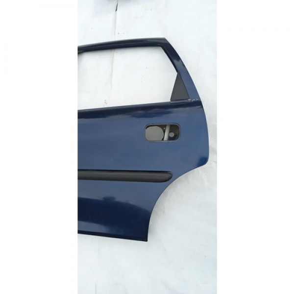 Porta Traseira Esquerda Gm Vectra 1998 Traseira Esquerda Azul