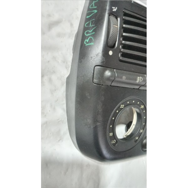 Moldura Central Botão Difusor Fiat Brava 1999