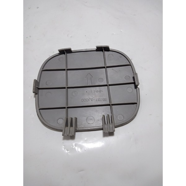 Moldura Acabamento Tanque Combustível Hyundai Verácruz 2010 Cinza Cinza