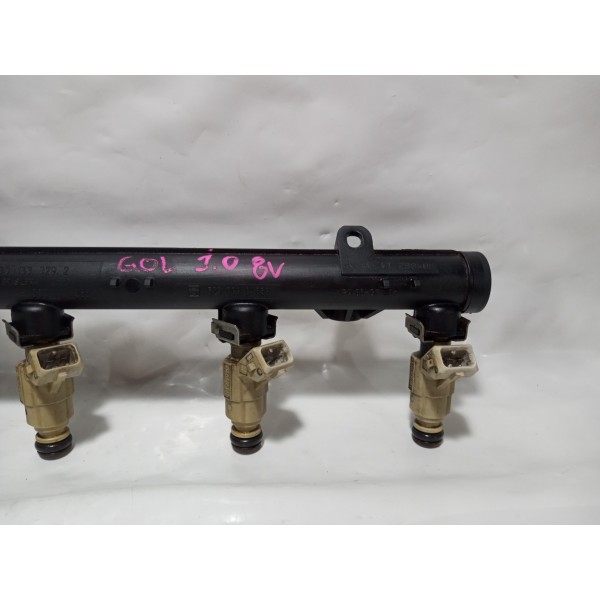 Flauta E Bicos Injetores Vw Gol G2 1.0 8v At 1997