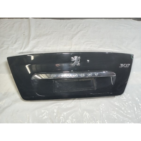 Tampa Traseira Peugeot 307 Sedan 2010  Preto