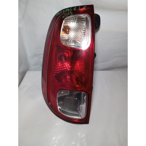 Lanterna Traseira Lado Esquerdo Fiat Uno Vivace 2013 Esquerdo Vermelho