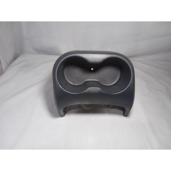 Moldura Console Porta Copos Fiat Uno Vivace 2013 Cinza