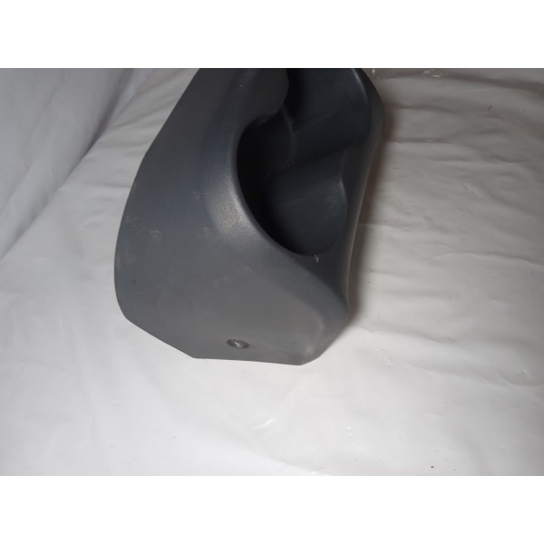 Moldura Console Porta Copos Fiat Uno Vivace 2013 Cinza