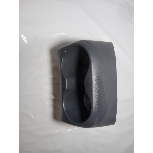 Moldura Console Porta Copos Fiat Uno Vivace 2013 Cinza