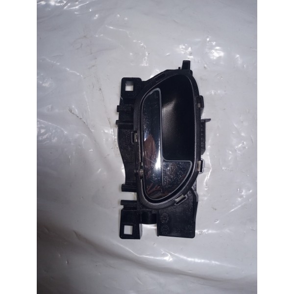 Maçaneta Interna Traseira Direita  Citroen C3 2012 Prata Traseira