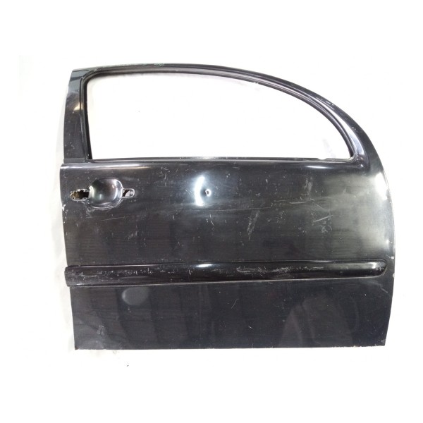 Porta Dianteira Direita Citroen C3 2004 Dianteira Direita Preto