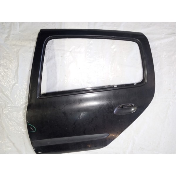 Porta Traseira Esquerda Renault Clio 2000 A 2005 Traseira Esquerda Preto