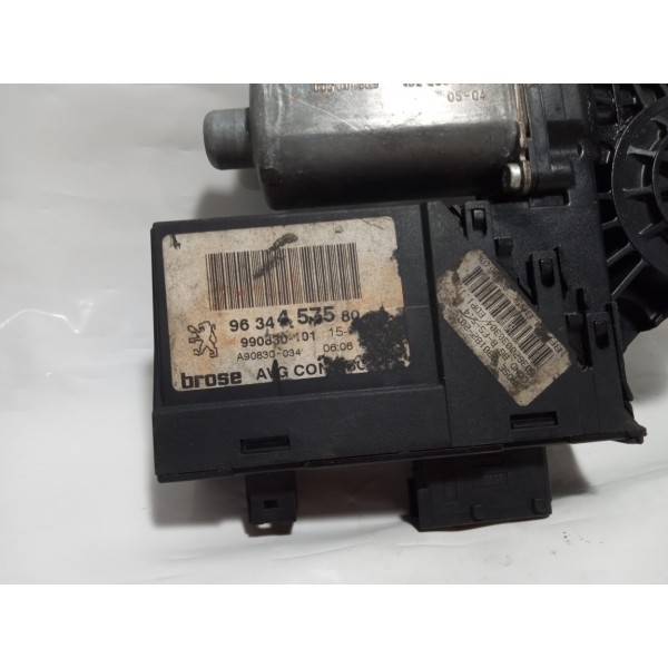 Motor Máquina Vidro Dianteiro Esquerdo Peugeot 307 2005