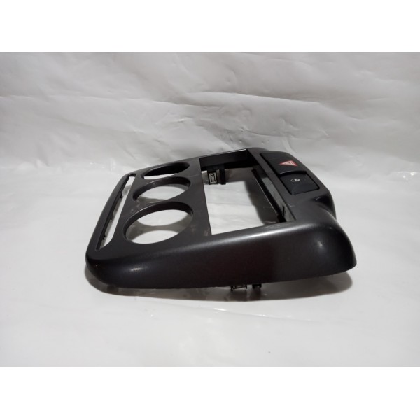 Moldura Painel Central Botão Alerta Citroen C3 2013