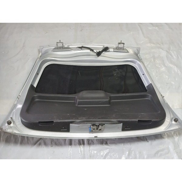 Capo Tampa Traseira Com Vidro Vigia Ford Fiesta 2012 Prateado