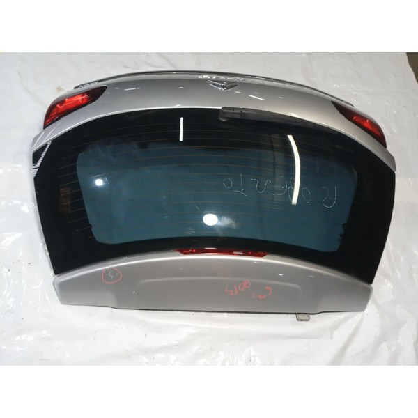 Capô Tampa Traseira Com Vidro Vigia Citroen C3 2013 Usado Prateado
