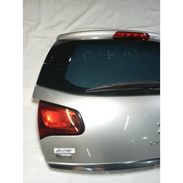 Capô Tampa Traseira Com Vidro Vigia Citroen C3 2013 Usado Prateado