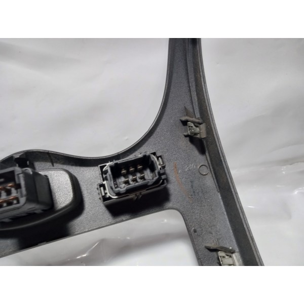 Moldura Painel Central Botão Alerta Renault Sandero 2012