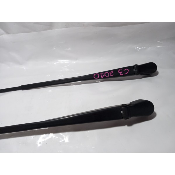 Braço Limpador Parabrisa Citroen C3 2010 Par Direito