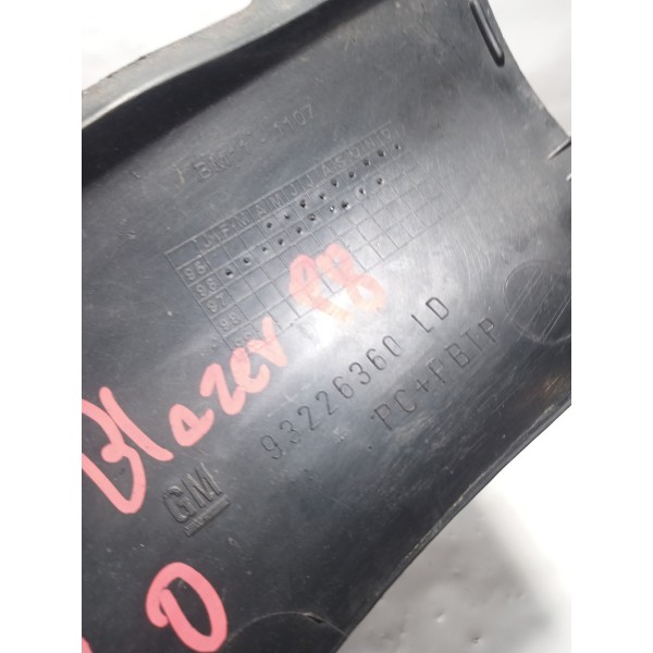 Moldura Acabamento Da Churrasqueira Esquerdo Gm Blazer 1998