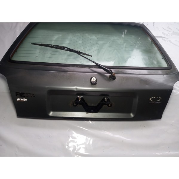 Tampa Traseira Ford Fiesta Antigo Quadrado Usado  Prateado