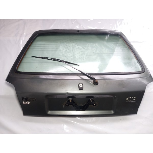 Tampa Traseira Ford Fiesta Antigo Quadrado Usado  Prateado