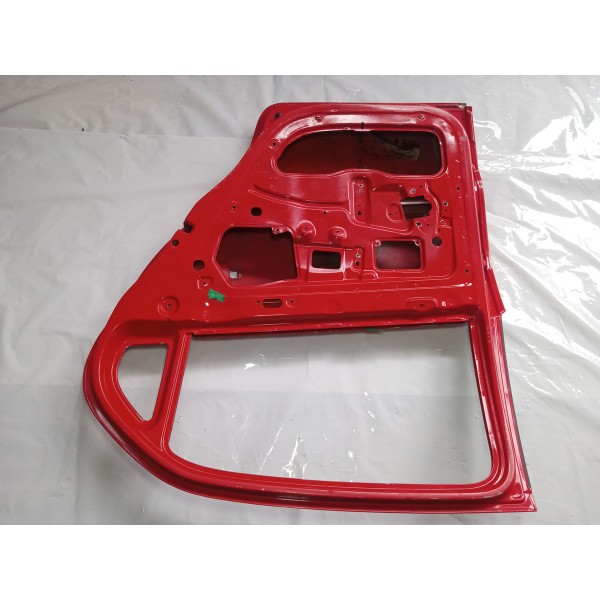 Porta Traseira Vw Gol G5 2010 Direito 4p Usado  Traseira Direita Vermelho