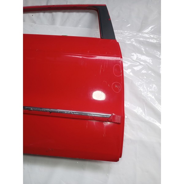 Porta Traseira Vw Gol G5 2010 Direito 4p Usado  Traseira Direita Vermelho