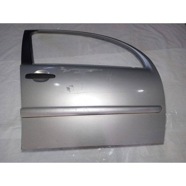 Porta Dianteira Direita Citroen C3 2009 4p Usado Dianteira Direito Prateado