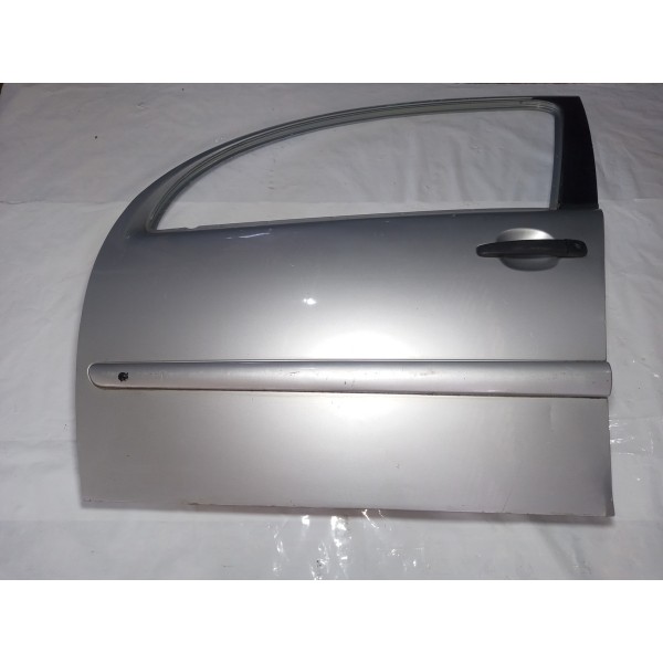 Porta Dianteira Esquerda Citroen C3 2009 4p Usado  Dianteira Esquerda Cinza