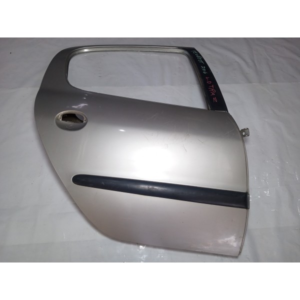 Porta Traseira Direita Peugeot 206  Usado 4p Traseira Direito Cinza