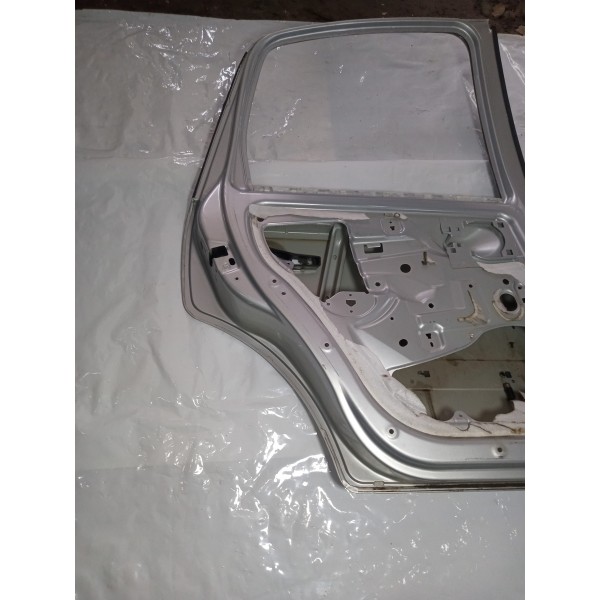 Porta Traseira Esquerda Citroen C3 4p 2006 Usado Traseira Esquerda Cinza
