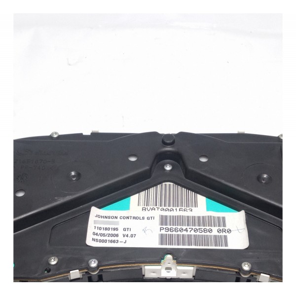 Painel De Instrumento Peugeot 307 2006 Preto