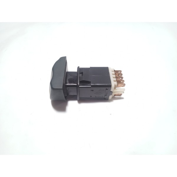 Botão Pisca Alerta Megane 2000 Preto