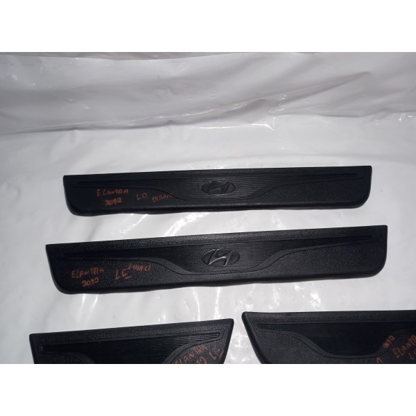 Soleira Porta Hyundai Elantra 2012 Kit Preto