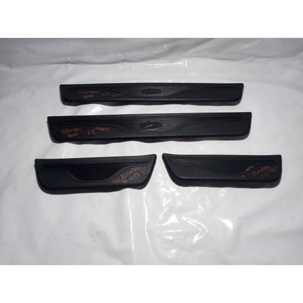 Soleira Porta Hyundai Elantra 2012 Kit Preto