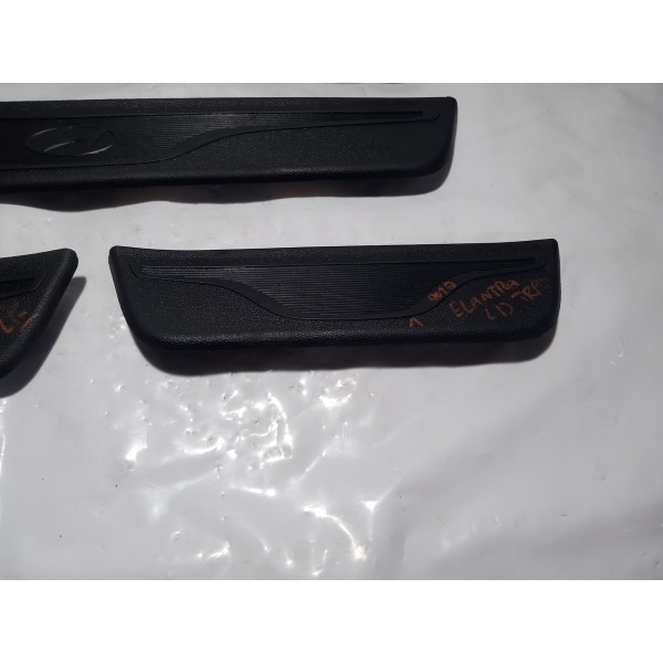 Soleira Porta Hyundai Elantra 2012 Kit Preto
