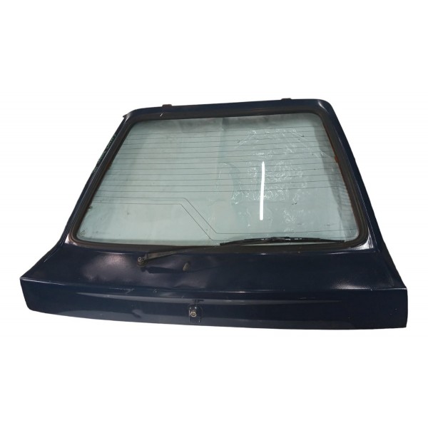 Tampa Traseira Escort Hobby Azul 92/95 Com Vidro Original Azul