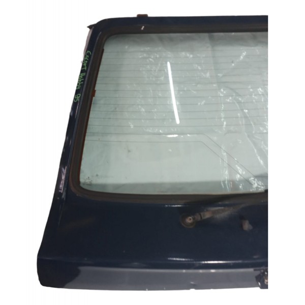 Tampa Traseira Escort Hobby Azul 92/95 Com Vidro Original Azul