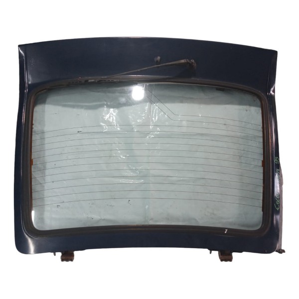 Tampa Traseira Escort Hobby Azul 92/95 Com Vidro Original Azul