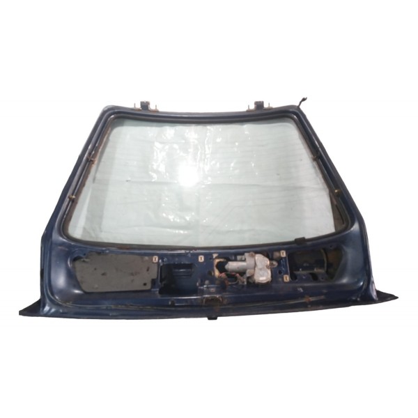 Tampa Traseira Escort Hobby Azul 92/95 Com Vidro Original Azul