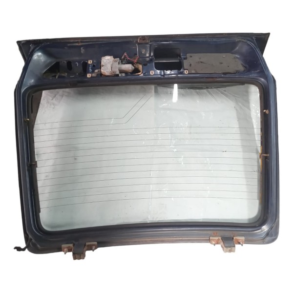 Tampa Traseira Escort Hobby Azul 92/95 Com Vidro Original Azul