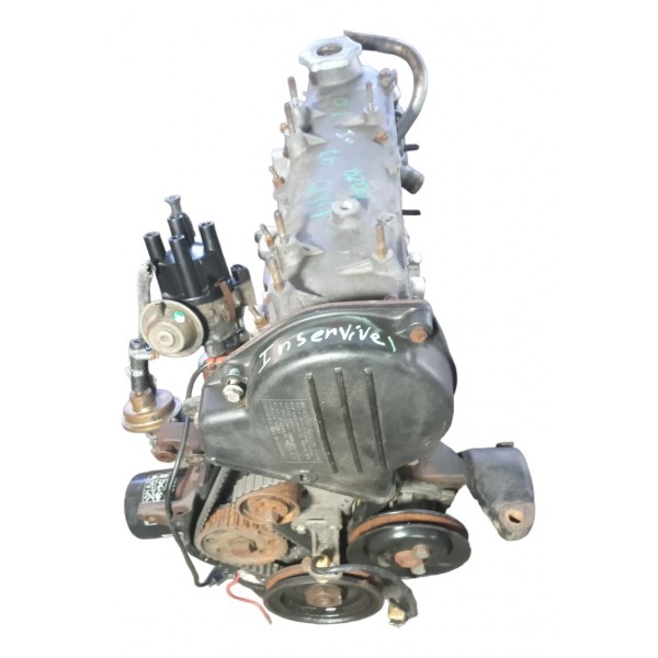 Motor Fiat Uno Fiasa 1.0 8v 1998 Para Peça Número Inservil