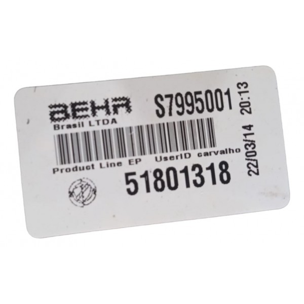 Radiador Condensador Ventoinha Fiat Siena 2010 Original