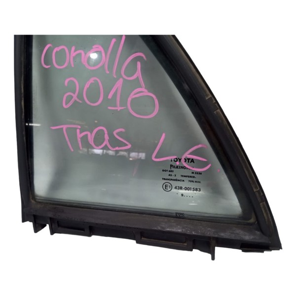 Vidro Fixo Traseiro Esquerdo Toyota Corolla 2010