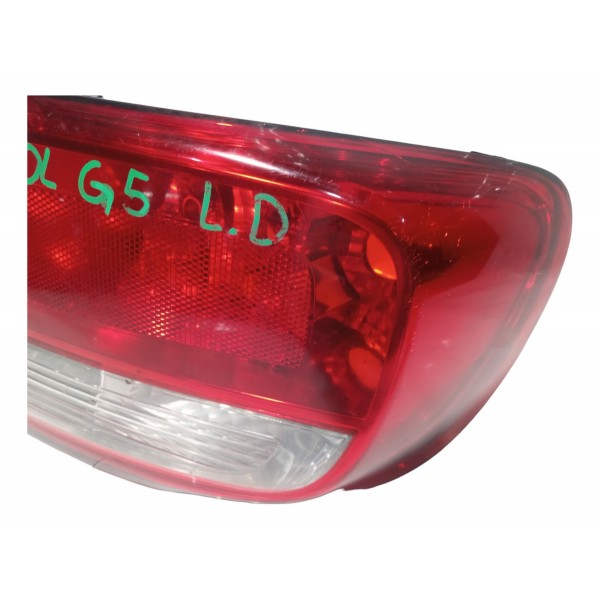 Lanterna Traseira Direita Volkswagen Gol G5 2012 Direito Vermelho