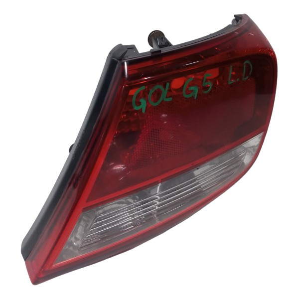 Lanterna Traseira Direita Volkswagen Gol G5 2012 Direito Vermelho