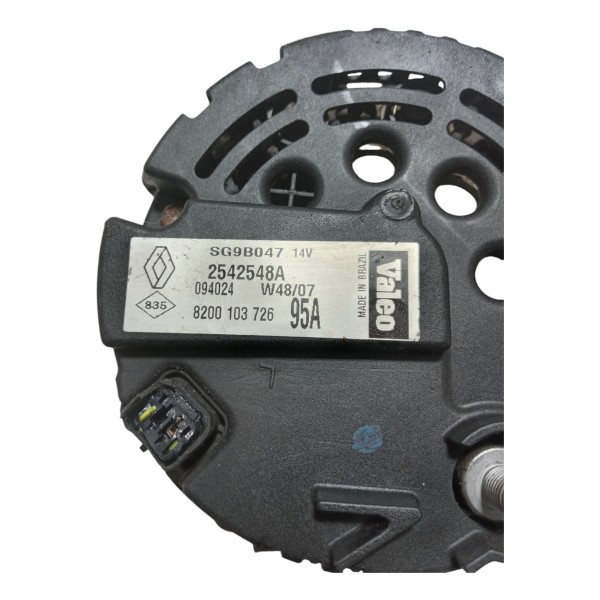 Alternador Do Renault Clio 1.6 16v 2008 Usado