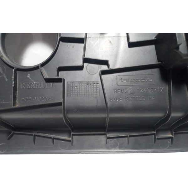 Moldura Banco Dianteiro Esquerdo Renault Logan 2008 Cinza-escuro