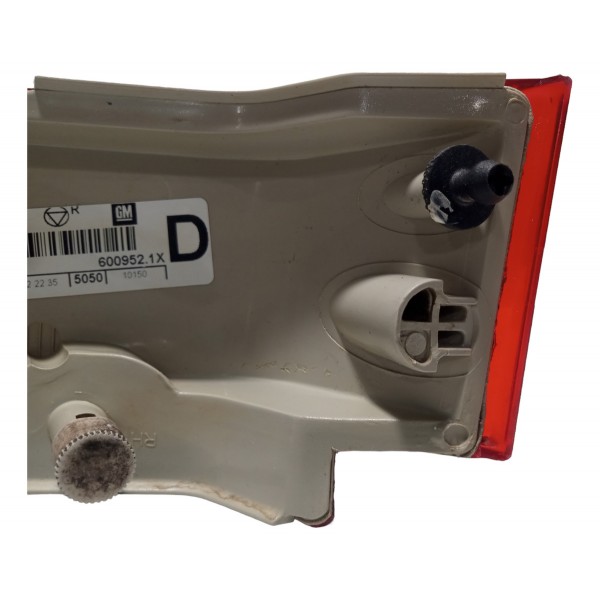 Lanterna Defletor Olho De Gato Lado Direito Gm Meriva 2012 Vermelho