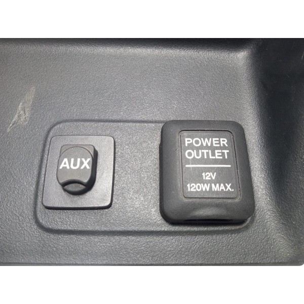 Moldura Entrada Auxuliar Tomada Honda Civic 12v 2014