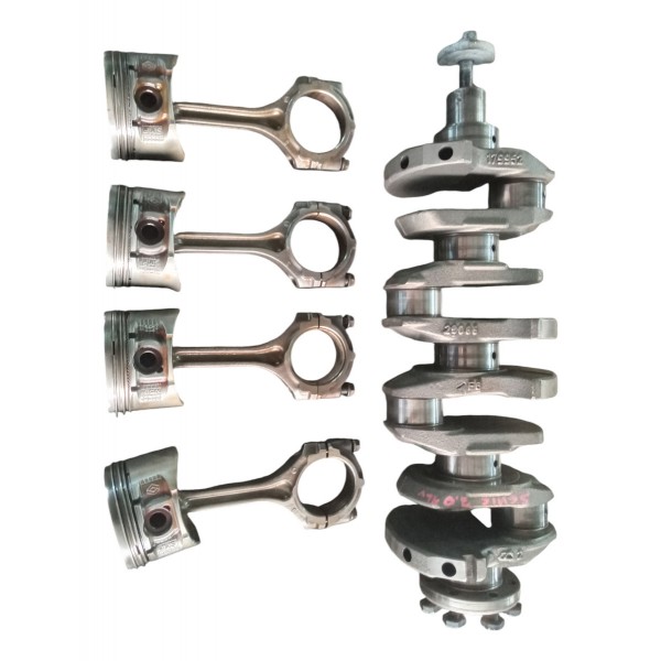 Virabrequim Pistão E Biela Renault Scenic 2.0 16v 2004 Std